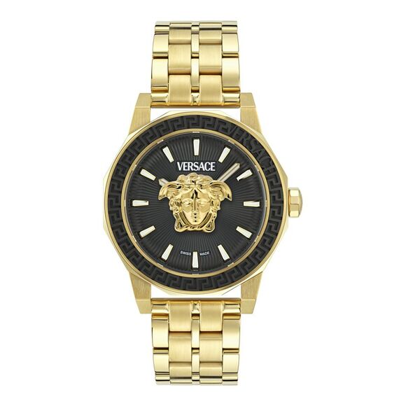 Versace Medusa Deco Bracelet Watch Gold Mens